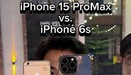 Which do you prefer??? 😍 iPhone 6s 64GB for only 4,400PHP iPhone 15 PROMAX 256GB for only 79,999PHP #ishopgadgets #ishop #appleproducts 🎥CTTO | i-Shop
