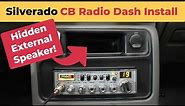 CB radio dash console install (with external speaker) - Silverado Sierra