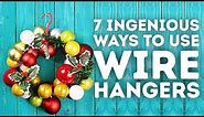 7 ingenious ways to use wire hangers l 5-MINUTE CRAFTS