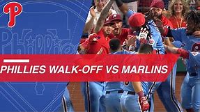 Phillies walk-off Marlins in the 9th