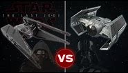 Tie Advanced vs Tie Silencer (Kylo Ren's 'The Last Jedi' Starfighter ) | Star Wars: Who Would Win