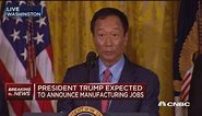 Foxconn's Terry Gou announces new plant in Wisconsin