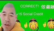 Chinese eggman collects social credits