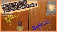 How to Fix Wood Scratches - EASY!!