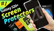 Galaxy S20 Plus Screen Protector Review! Ringke / Spigen / ESR / Megaglass