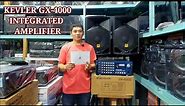 KEVLER GX-4000 AMPLIFIER AND KEVLER WAVE 12 PASSIVE SPEAKER UNBOXING DEMO REVIEW AND SOUNDS CHECK