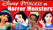 Draw Disney Princesses as Horror Monsters 3 - NEW COLORING BOOK | Art Challenge by Mei Yu (Fun2draw)