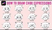 PROCREATE TUTORIAL (BEGINNER): How to Draw CHIBI Expressions on your iPad - Step by Step