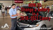 How to Change a Battery in a 2018-21 Camry from David Potter at J Allen Toyota