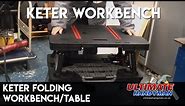 Keter folding workbench/table