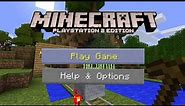 Minecraft PS2 Edition | Title Screen