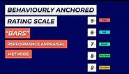 Behaviorally Anchored Rating Scales | Performance Appraisal | hrm
