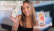 iPhone 12 mini: UNBOXING + set up + first impressions + size comparison!