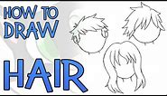 How To Draw Hair (Easy!)