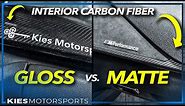 The BMW F30 335 gets MATTE CARBON FIBER INTERIOR! (M Performance Carbon and Alcantara Trim!)