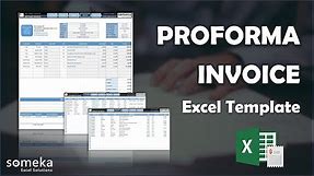 Proforma Invoice Template | How to Create Proforma in Excel