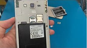 Samsung Galaxy J2 Prime: How to insert the SIM card & Sd card?