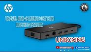 HP Travel USB-C Multi Port Hub Docking Station | Unboxing and Review