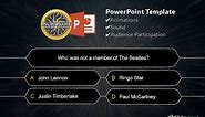 Who wants to be a Millionaire - PowerPoint Template Tutorial | Free Download with SlideLizard