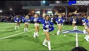Dallas Cowboys Cheerleaders watch party performance 1/16/23 north side view left side at Miller Lite