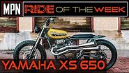 1975 Yamaha XS 650 Flat Track Motorcycle