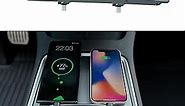 2-in-1 Tesla USB Hub and Charger with Fast Charging Retractable Lightning and Type-C Cables for Tesla 2021 2022 2023 2024 Model 3 & Y, Docking Station, Compact Storage
