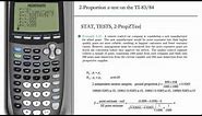 2-Proportion Z-Test (Hypothesis Testing) (TI-83 & TI-84)