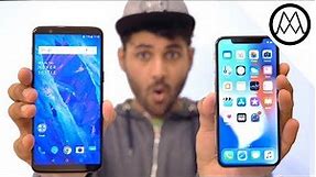 Oneplus 5T vs iPhone X