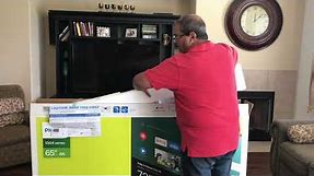 Philips 65 inch 4k 5504 Series tv Unboxing and Setup