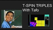 TETRIS 99: TAFO TEACHES T-SPIN TRIPLES