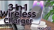The Best 3in1 wireless charger | Hoco CQ3 wireless charging stations | The best gadget you must have