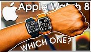 Do Not Buy the WRONG Apple Watch Series 8 [41mm vs 45mm] stainless steel vs aluminum
