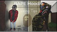 Bape Hoodie review + Sizing Tips!
