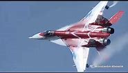 MiG-29OVT cobra maneuver and another amazing and extraordinary aerobatic maneuvers