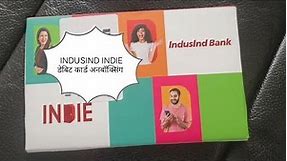 INDUSIND INDIE VISA SIGNATURE DEBIT CARD UNBOXING