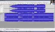 How to Combine Audio Tracks to Overlap to play simultaneously in Audacity