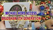 Michael Kors Access Smartwatch BRADSHAW 6 Gen PAVE GOLD Unboxing | Birthday Presents|LORNBABES
