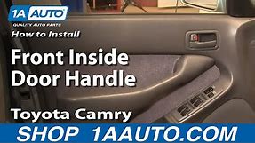 How to Replace Front Interior Door Handle 92-96 Toyota Camry