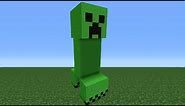 Minecraft Tutorial: How To Make A Creeper (Plain)