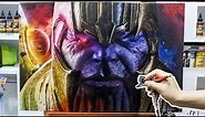HyperRealistic Airbrush Painting Thanos (Avengers End Game) +100 Hours time lapse