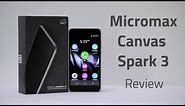 Micromax Canvas Spark 3 Review in 90 Seconds