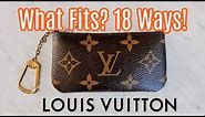 18 Ways To Use the LOUIS VUITTON Key Pouch / Key Cles ... What fits inside the LV Key Pouch?