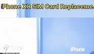 How To iPhone XR SIM Card Replacement #iphoneXr #iphone #iphonetricks #iphone11 #iphone15 #iphone15promax @IPHONE GIVEAWAY