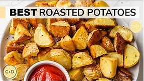 BEST ROASTED POTATOES | how to make oven roasted potatoes