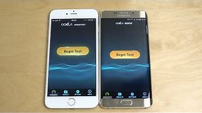 iPhone 6 Plus iOS 9.1 Beta vs. Samsung Galaxy S6 Edge - Internet Speed Test!
