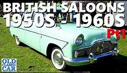 Classic British saloon cars of the 1950s & 1960s - 150 photos Austin, Hillman, Ford & Vauxhall etc