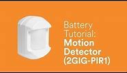 Battery Tutorial: Motion Detector (PIR1)