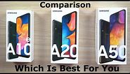 Samsung Galaxy A Series - Which Is Best For You? (A10e, A20 & A50)