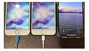 iPhone 6s vs iPhone 8 vs iPhone X boot up test #shorts #iphone6s #ios15 #iphone8 #iphonex #ios16