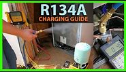 How To Recharge Freezer or Refrigerator - Adding Refrigerant or Freon to R134A Appliance